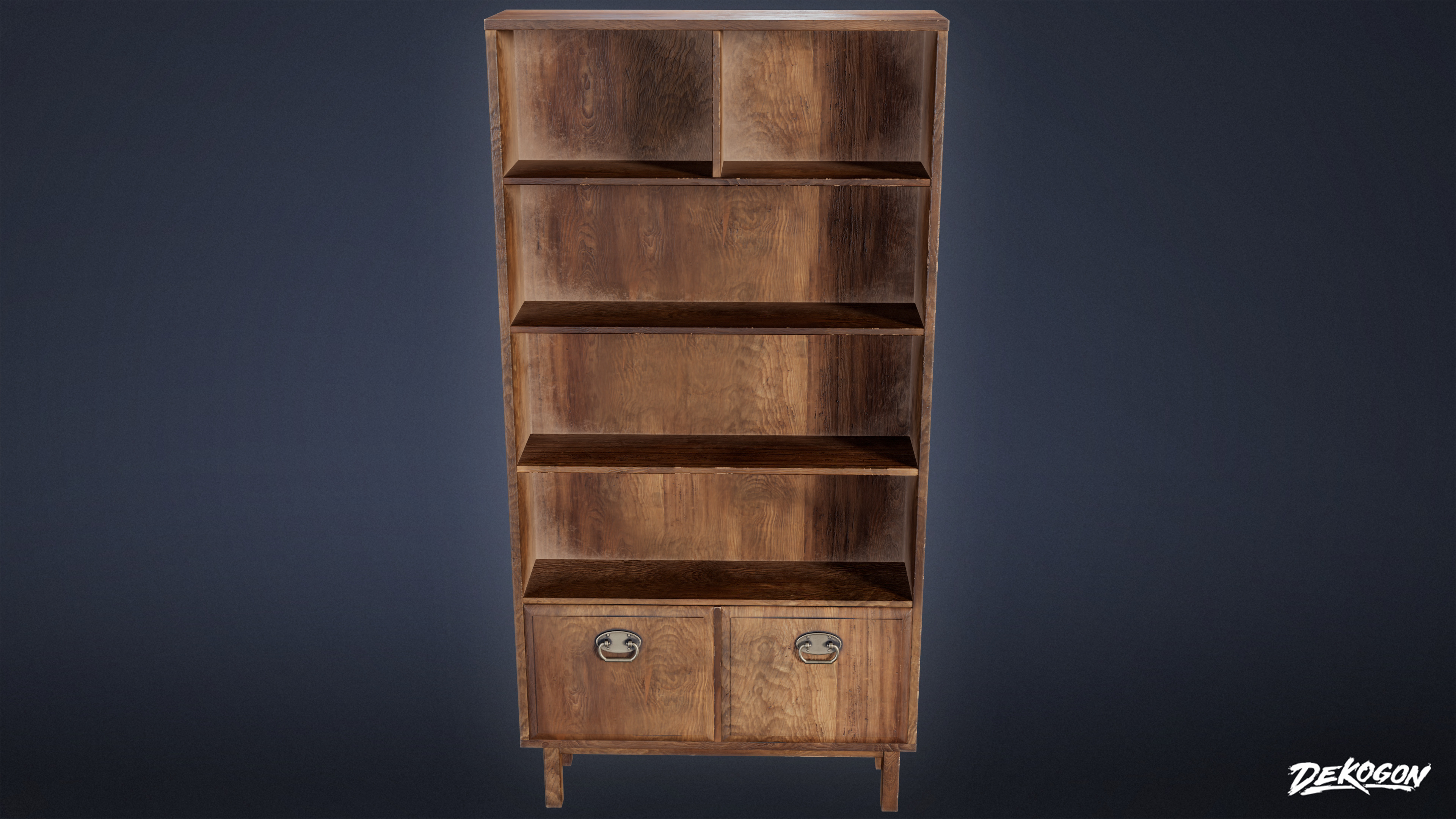 SUBURBS - Shelf Book 02 - LOW POLY AND NANITE Low-poly 3D model_2