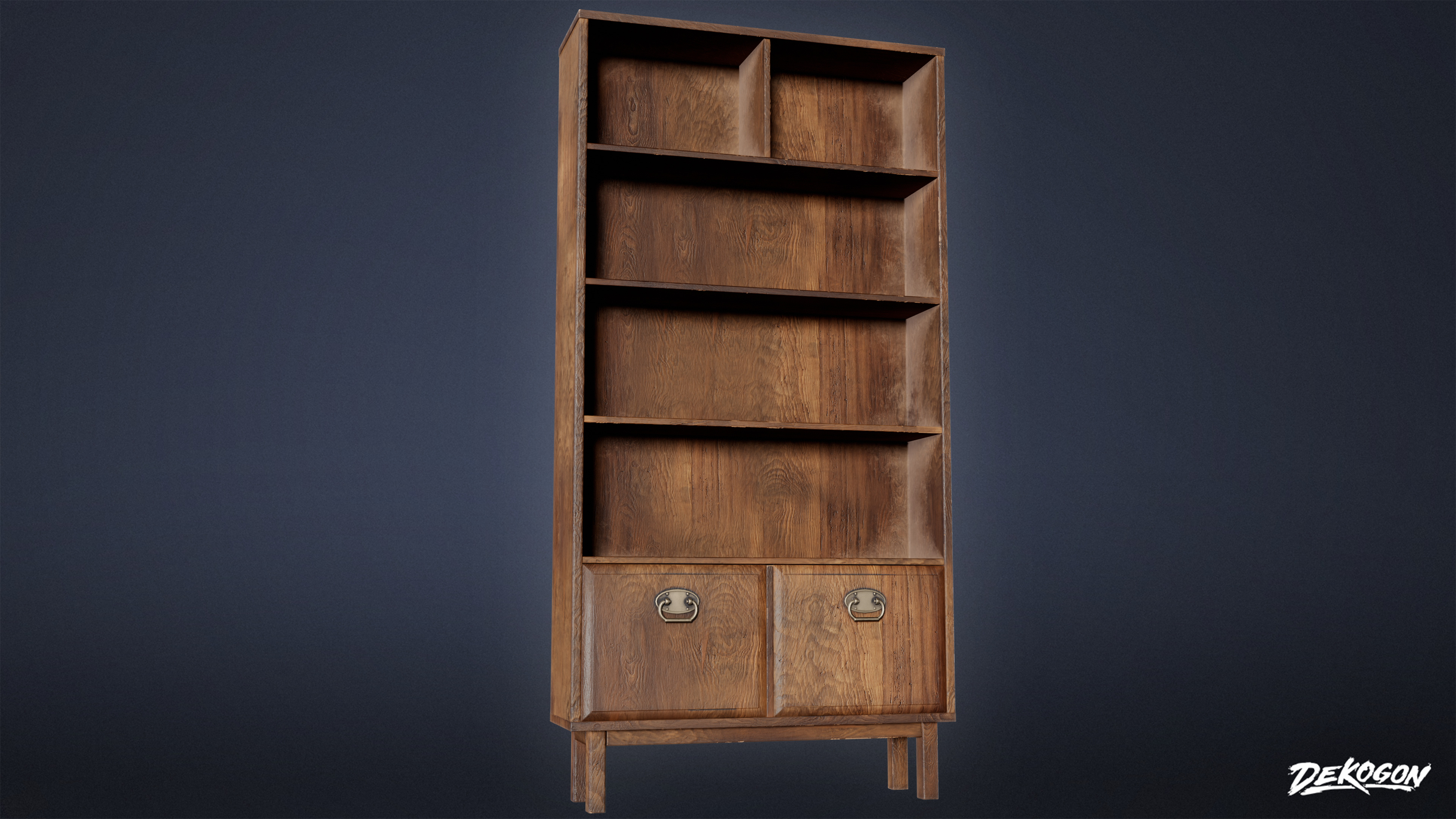 SUBURBS - Shelf Book 02 - LOW POLY AND NANITE Low-poly 3D model_5