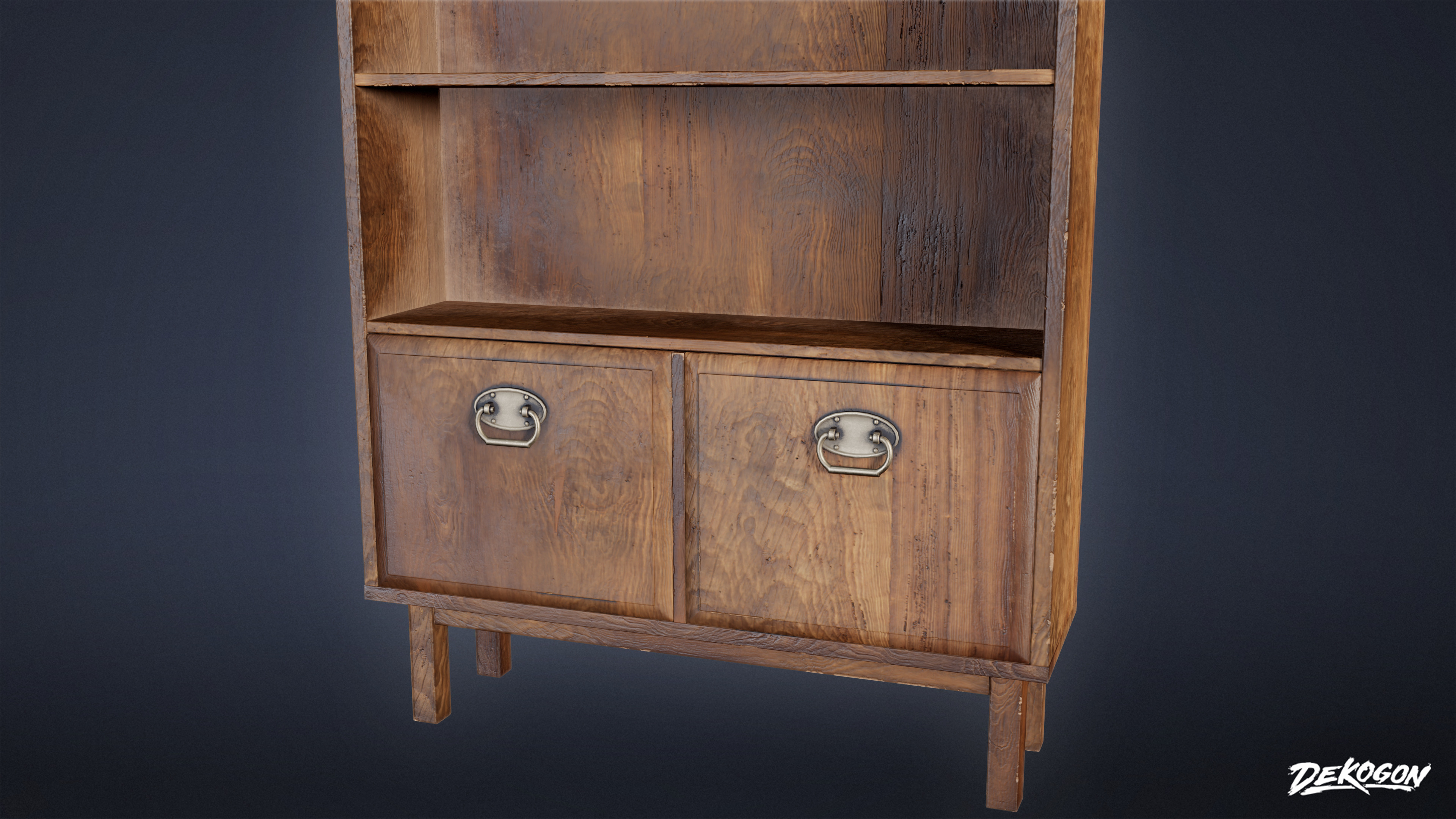 SUBURBS - Shelf Book 02 - LOW POLY AND NANITE Low-poly 3D model_6