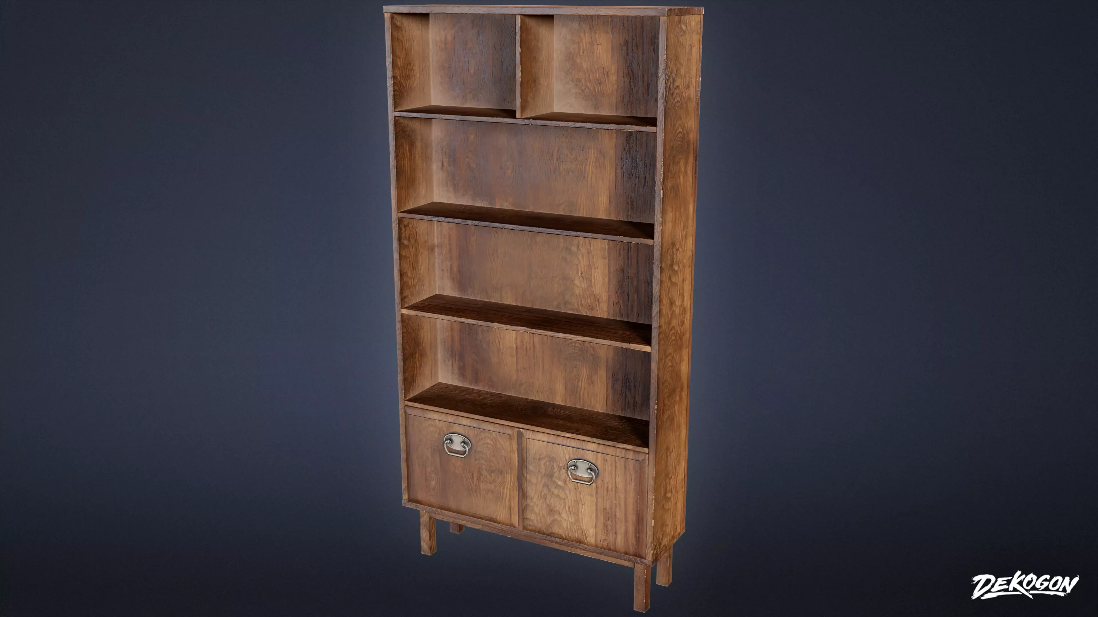 SUBURBS - Shelf Book 02 - LOW POLY AND NANITE Low-poly 3D model_0