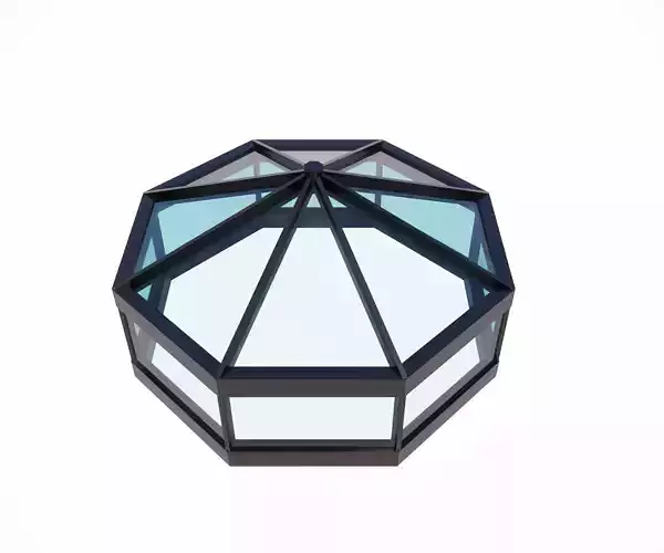 Hexagonal Glass Dome 