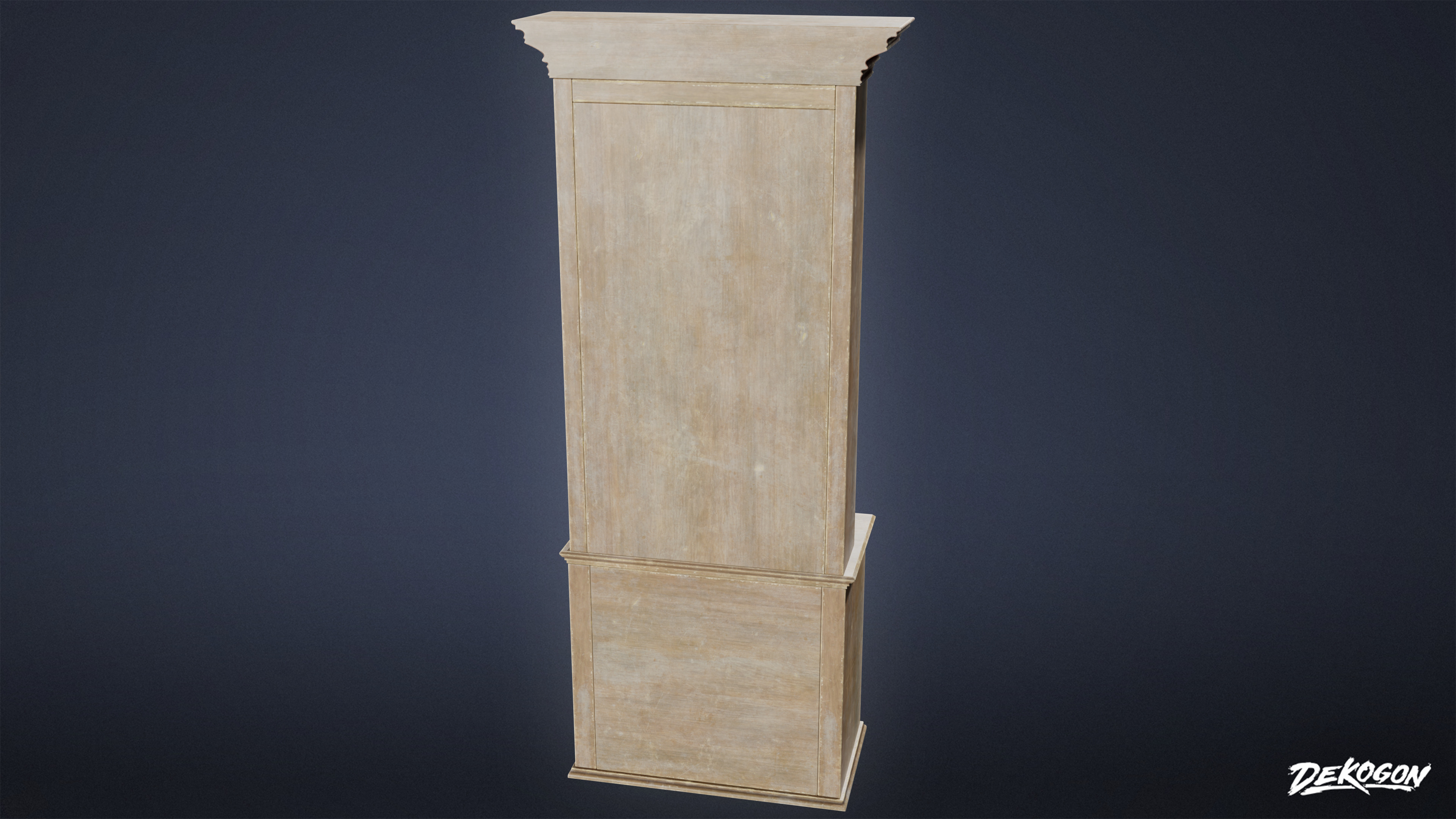 SUBURBS - Shelf Bookcase 11 - NANITE Low-poly 3D model_4