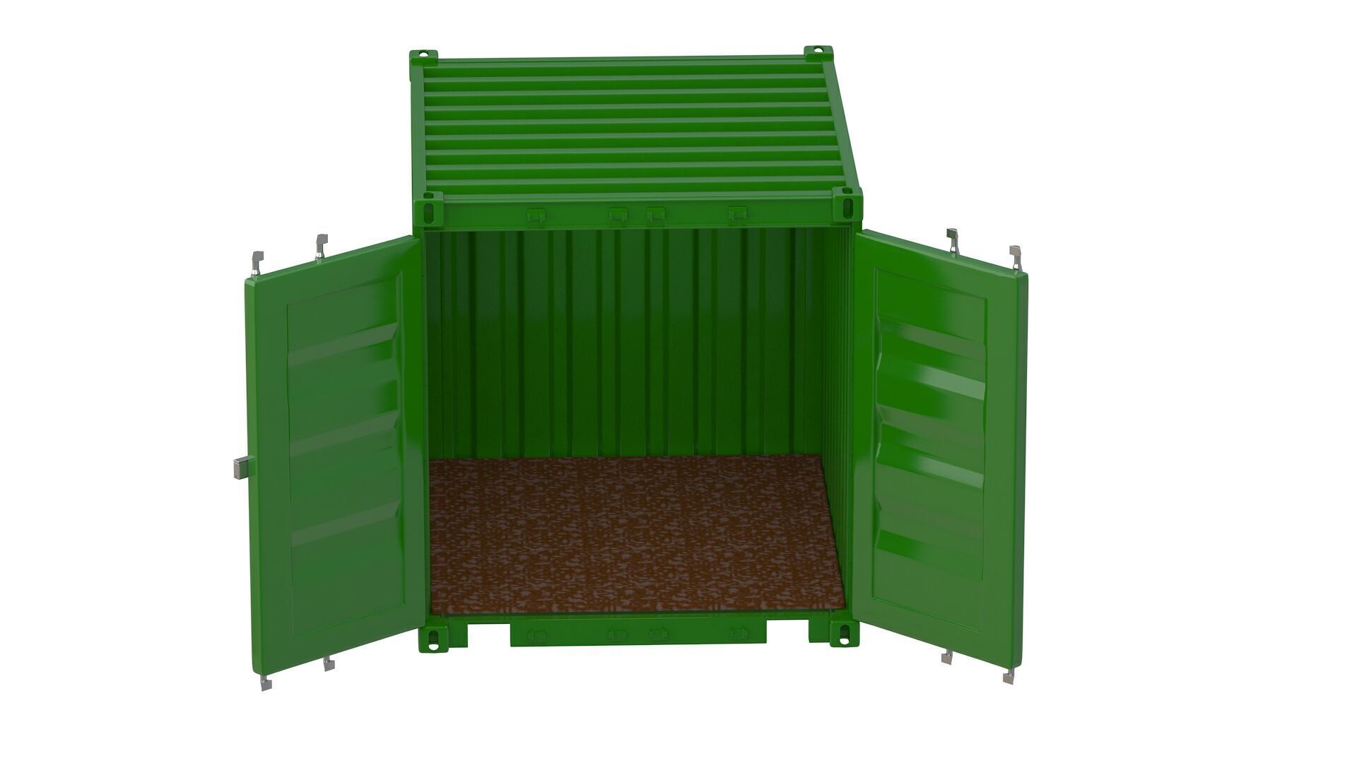 8ft Shipping Container Collection 3D model_41
