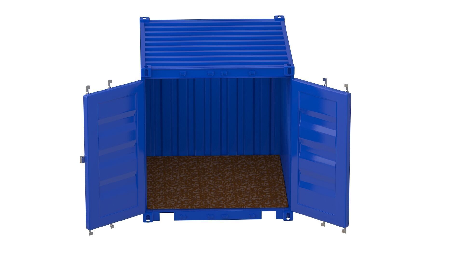 8ft Shipping Container Collection 3D model_32