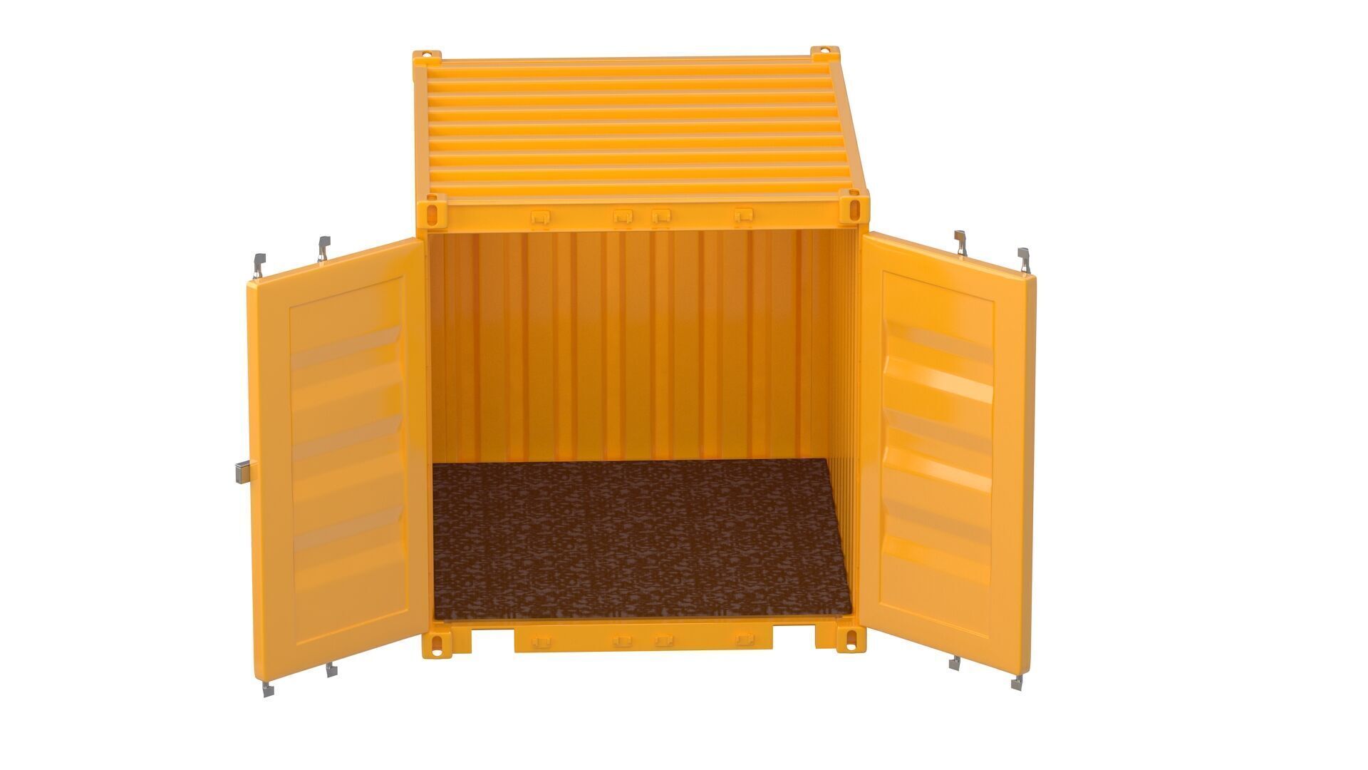 8ft Shipping Container Collection 3D model_23