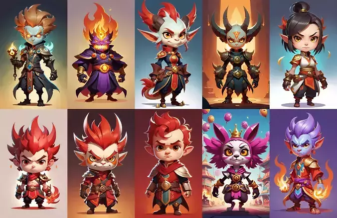 Base hero bundle 8 pack 100 fbx