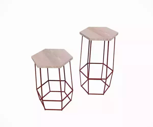 Hexagonal Bar Stools