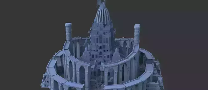 Chateau French inspired fortress 