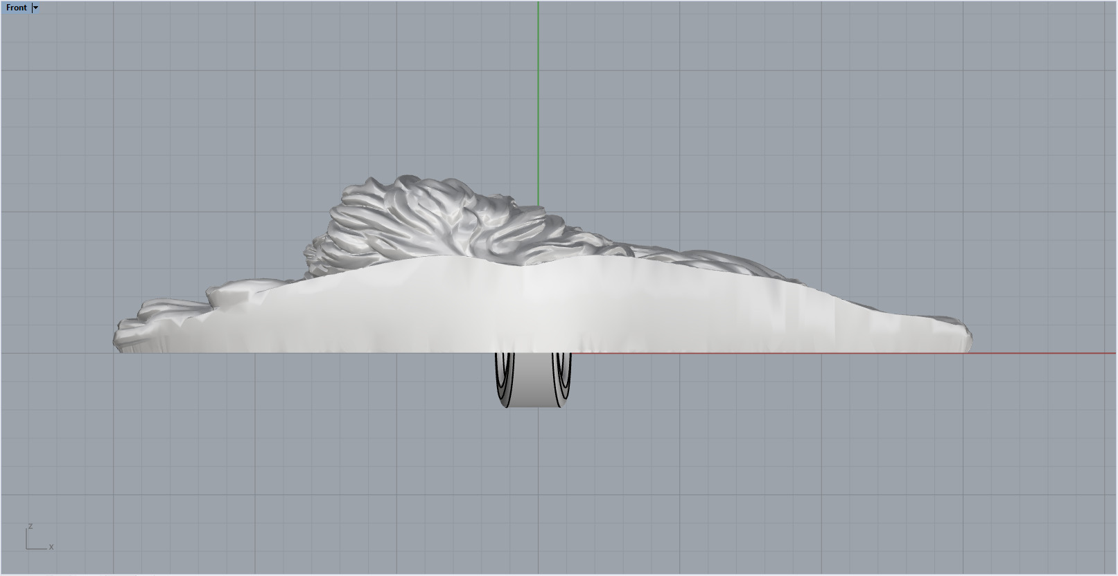 Jesus pendant model 738 3D print model_6