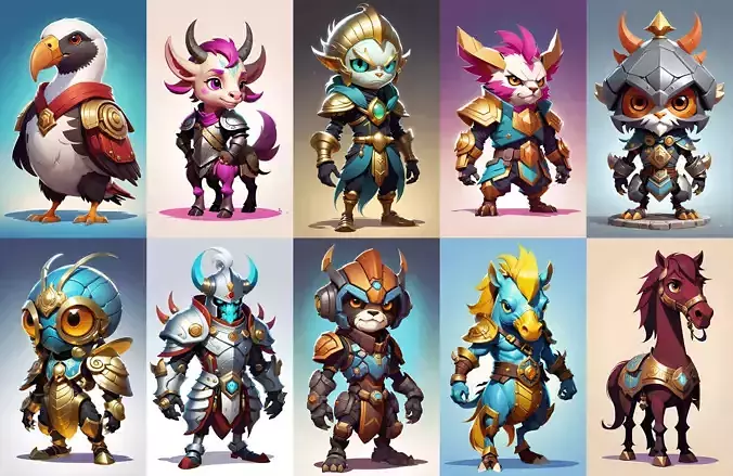 Base hero bundle 2 pack 100 fbx