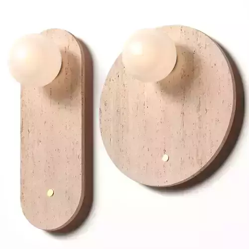 Besontique - Travertine wall light