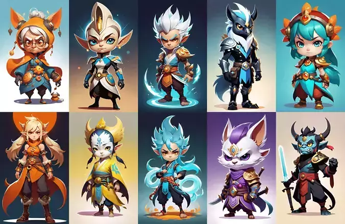 Base hero bundle 18 pack 100 fbx