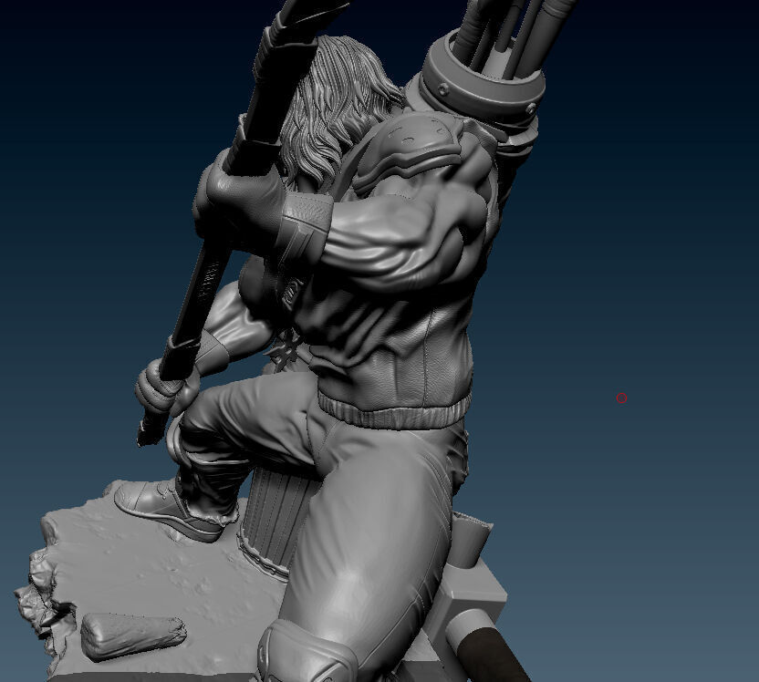 Casey Jones Turtles Ninja Friend 3D print model_7