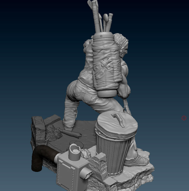 Casey Jones Turtles Ninja Friend 3D print model_6