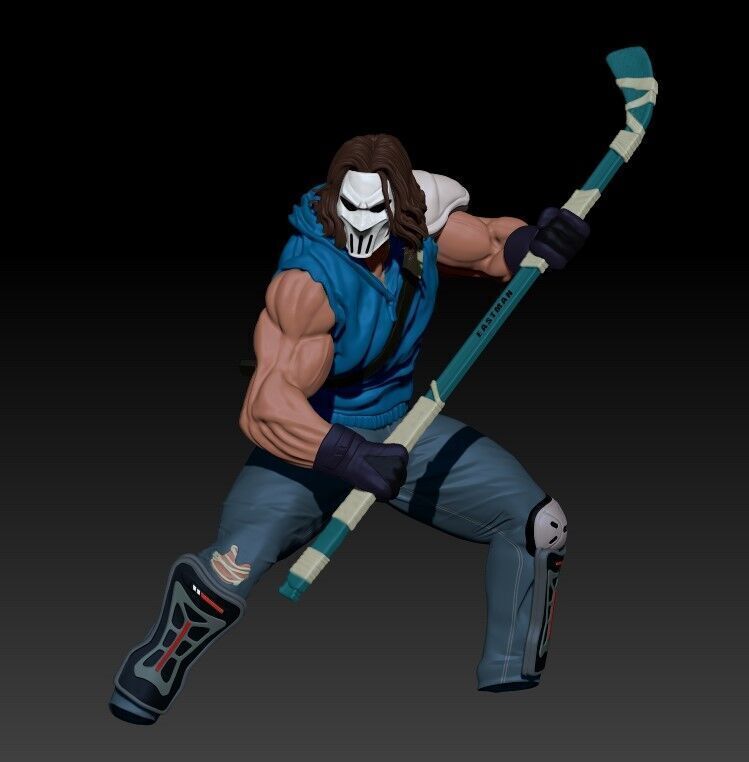 Casey Jones Turtles Ninja Friend 3D print model_2