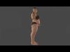 Cartoon fat female character base mesh Low-poly 3D model Low-poly 3D model_1