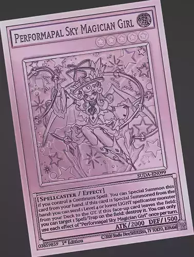 Performapal Sky Magician Girl - yu-gi-oh