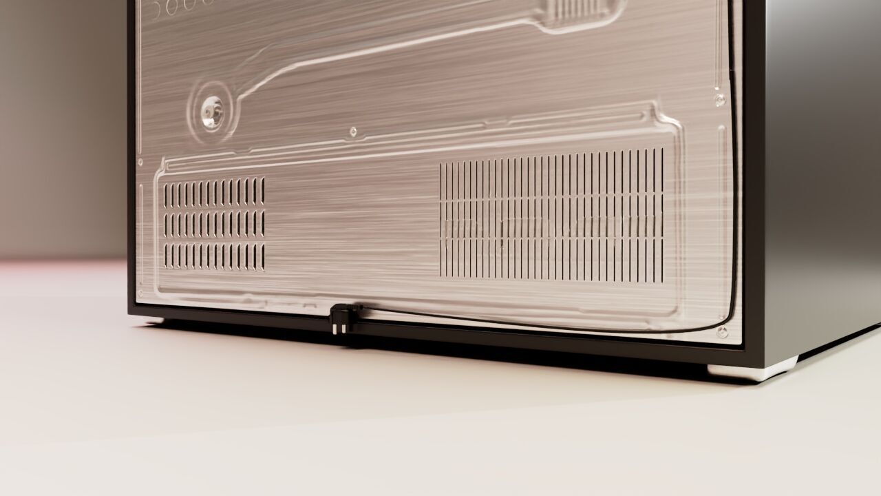 Samsung Refrigerator RS5000DC with inner stuffs Low-poly 3D model_22