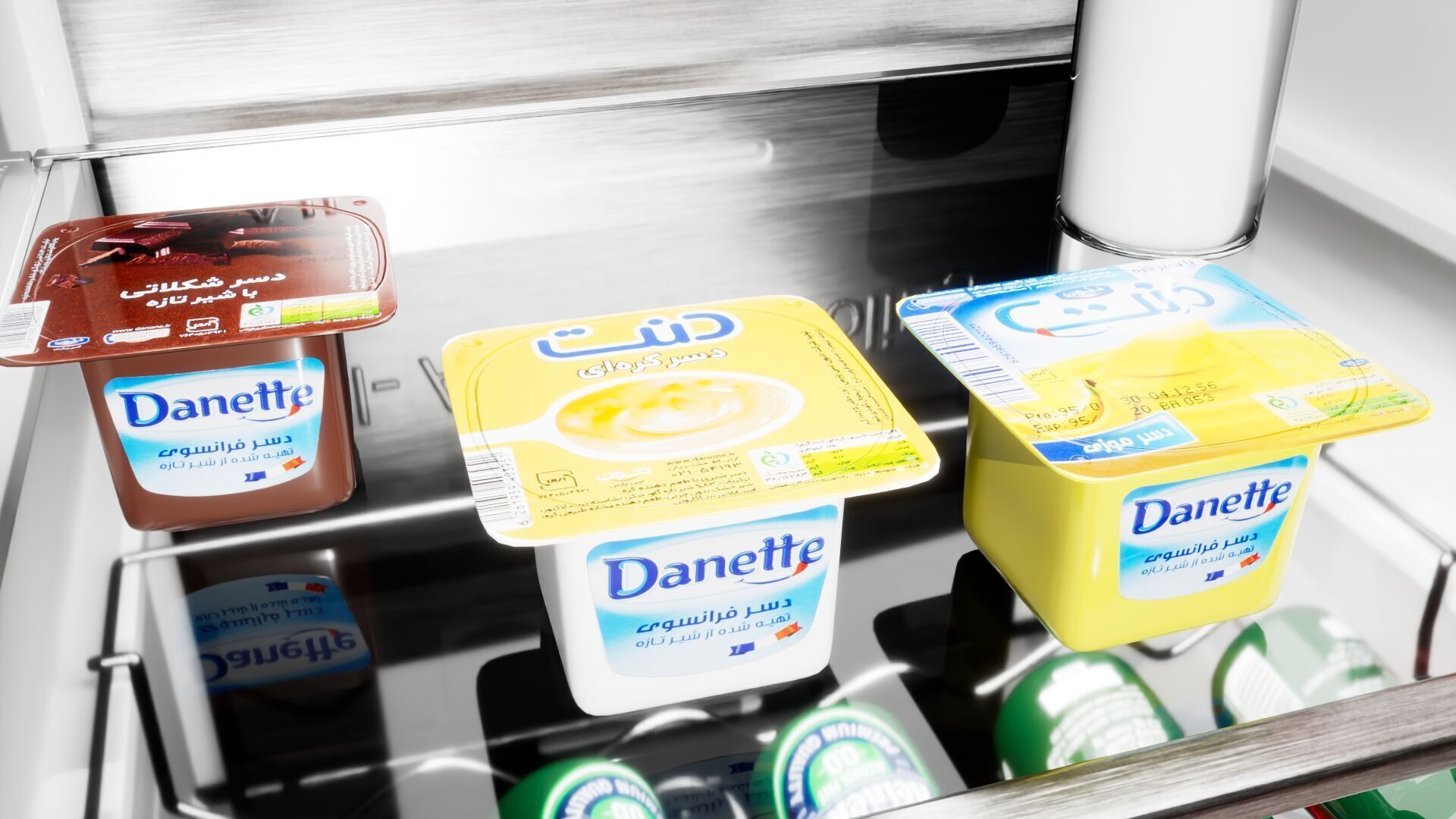 Samsung Refrigerator RS5000DC with inner stuffs Low-poly 3D model_26