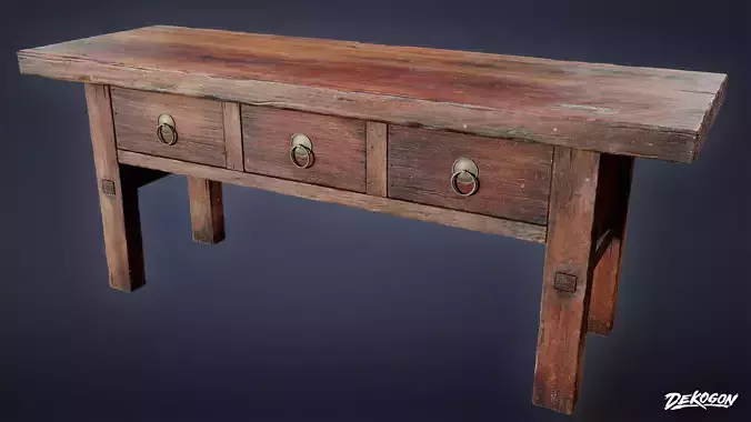 SUBURBS - Shelf Low 01 - LOW POLY AND NANITE