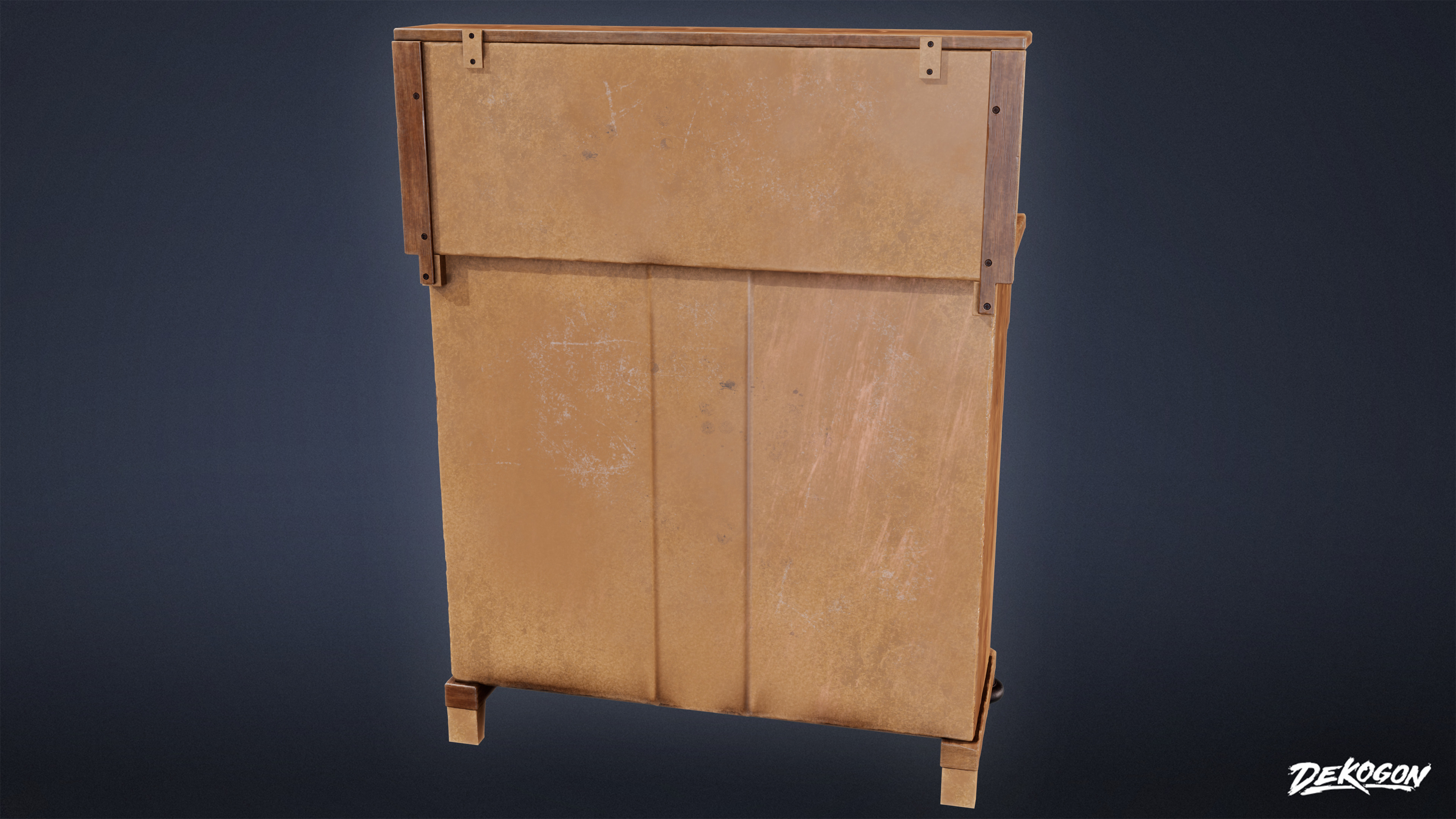 SUBURBS - Shelf Victorian 03 - LOW POLY AND NANITE Low-poly 3D model_3