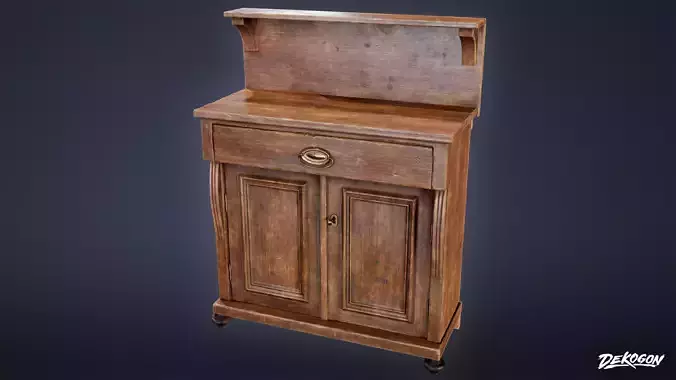 SUBURBS - Shelf Victorian 03 - LOW POLY AND NANITE