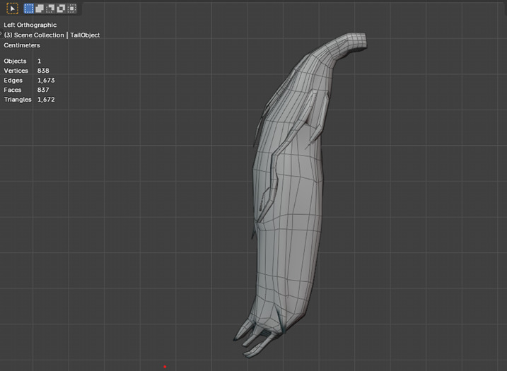  3D Model Running White Horse Low-poly 3D model_28