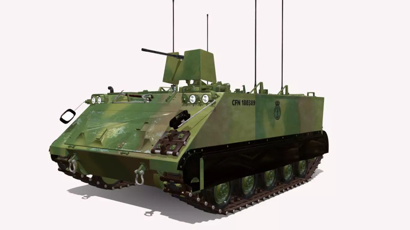 M113 CFN BR Low-poly 3D model