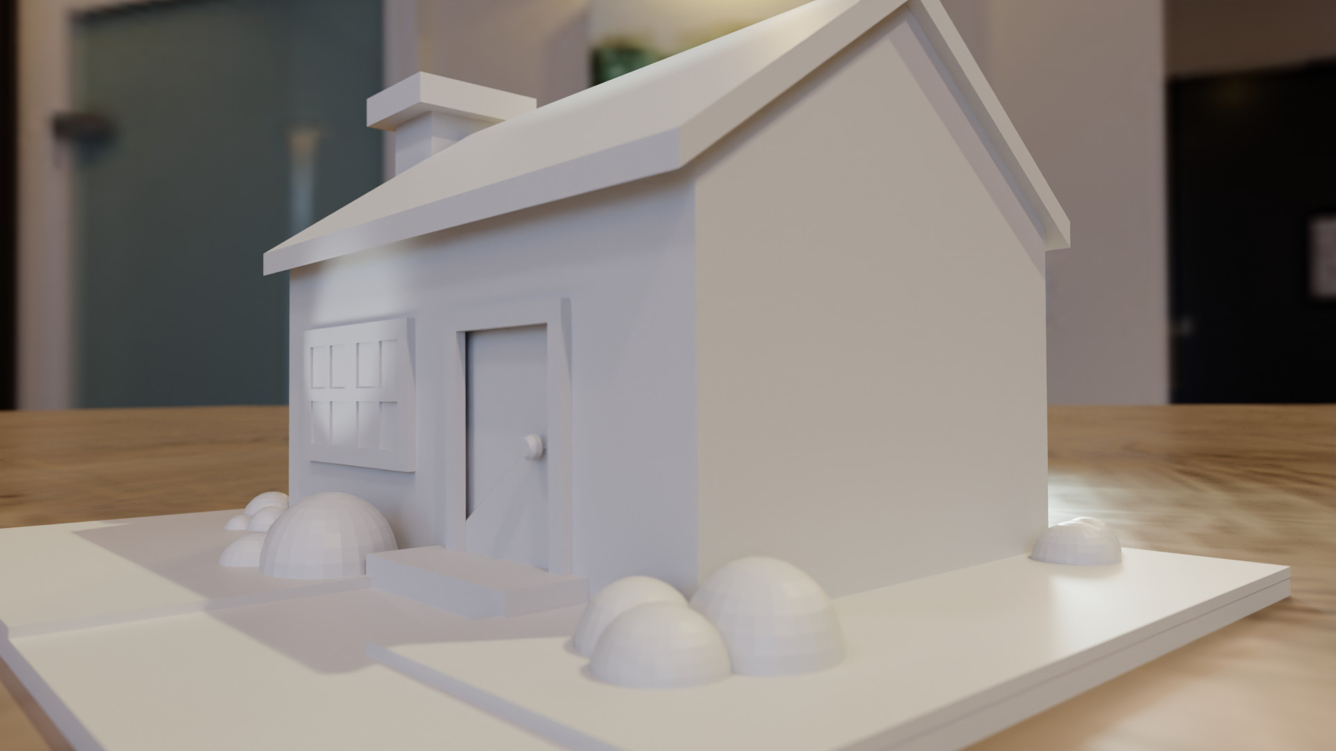 3D Printable House Model 3D print model_10
