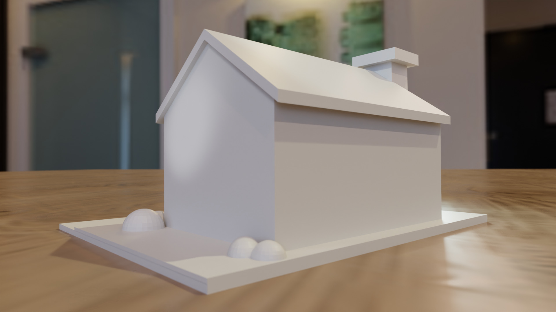 3D Printable House Model 3D print model_9
