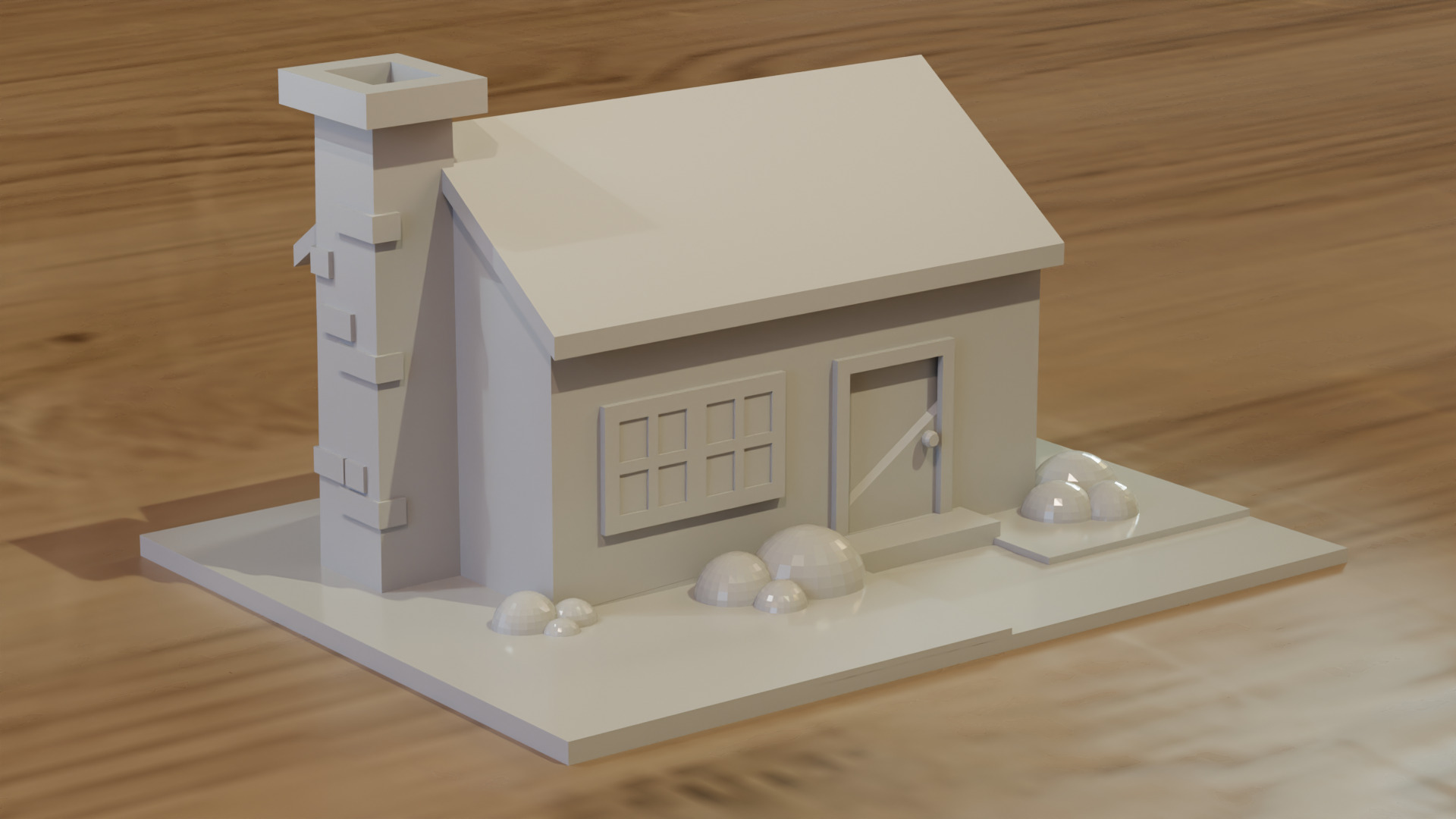 3D Printable House Model 3D print model_3