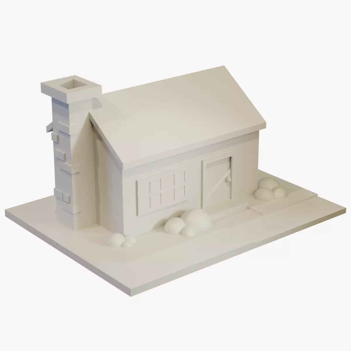 3D Printable House Model 3D print model_0