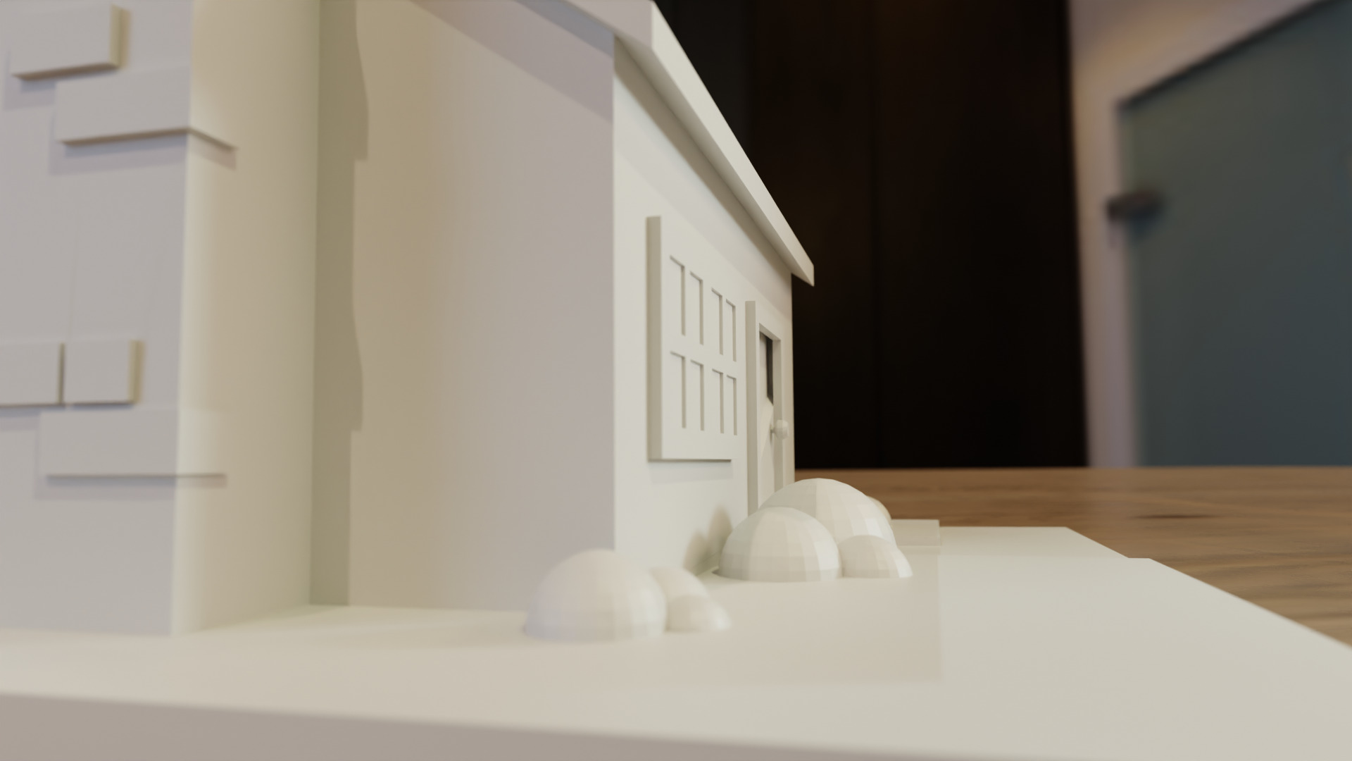 3D Printable House Model 3D print model_1