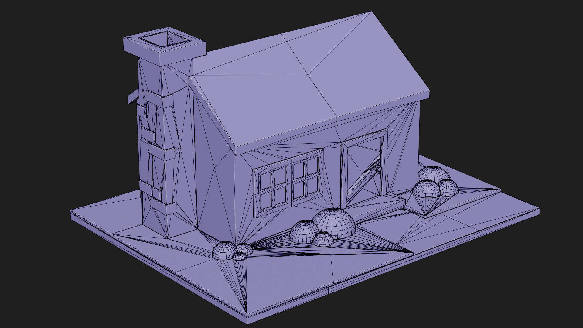 3D Printable House Model 3D print model_2