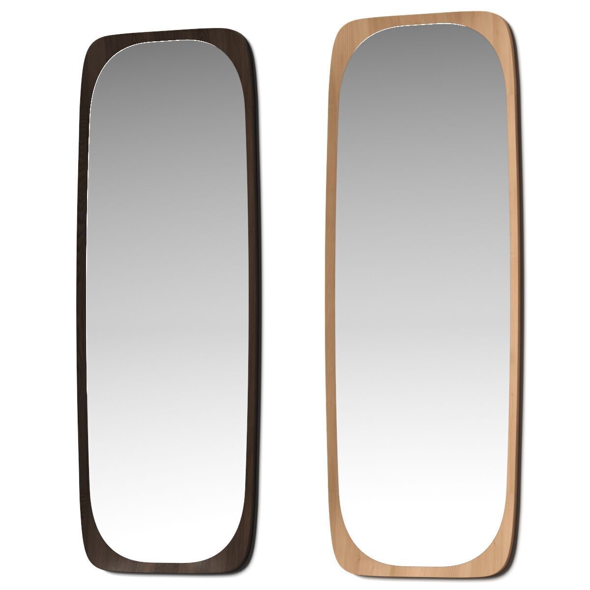 Homary - Mid-Century rectangle mirror 3D model_1
