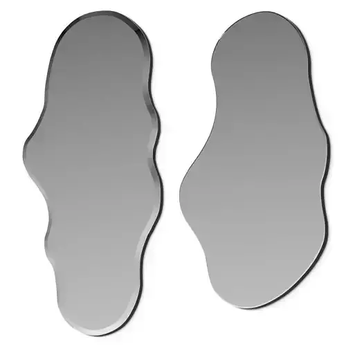 Irregular Wall Mirrors - Amazon 3D model