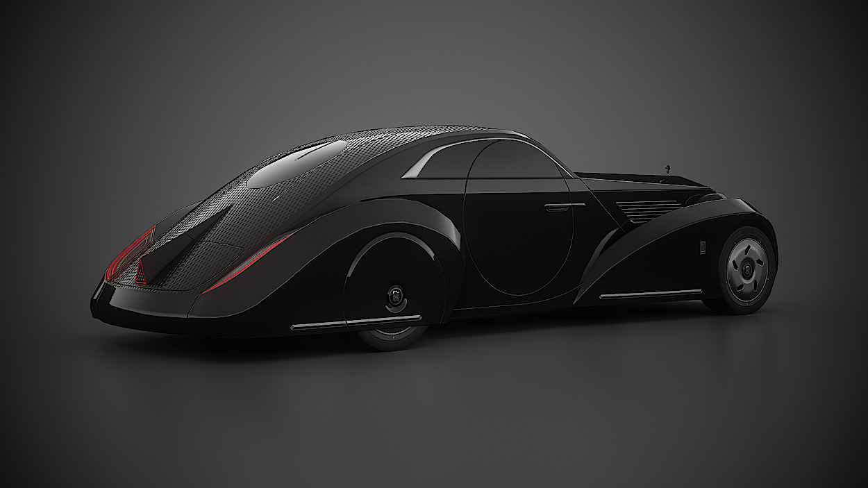 Rolls Royce Concept Low-poly 3D model_3