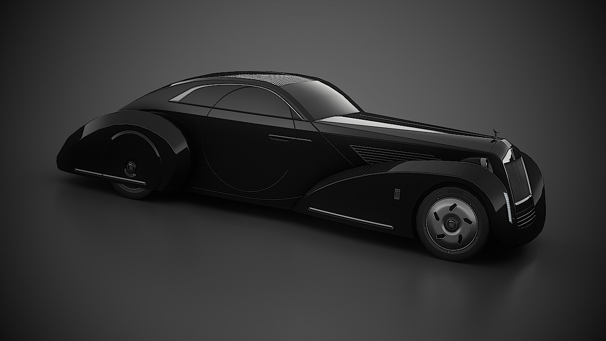 Rolls Royce Concept Low-poly 3D model_6