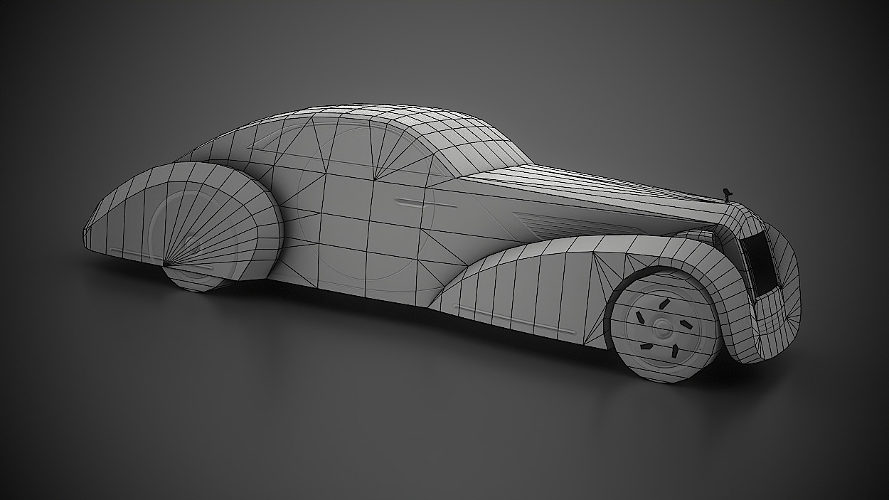 Rolls Royce Concept Low-poly 3D model_7