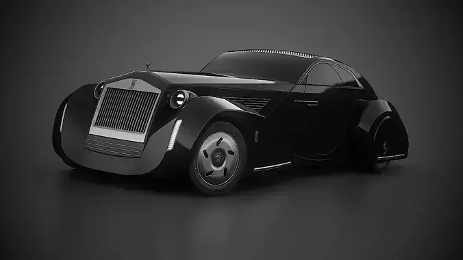 Rolls Royce Concept Low-poly 3D model