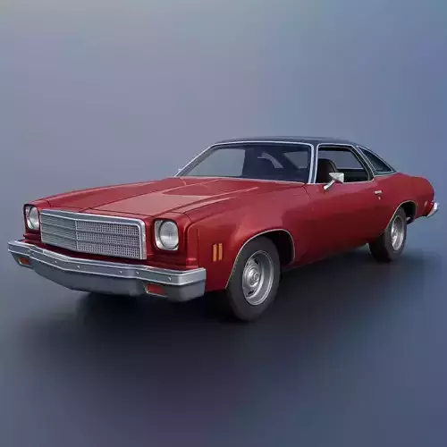 Chevrolet Chevelle Malibu Coupe 1974 3D print model