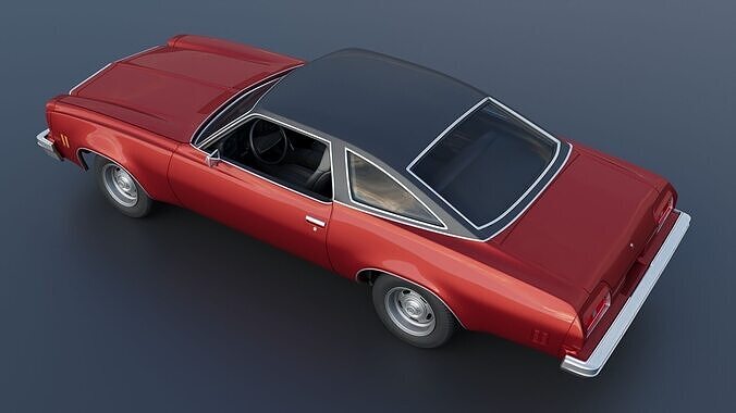 Chevrolet Chevelle Malibu Coupe 1974 3D print model 5