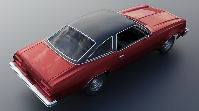 Chevrolet Chevelle Malibu Coupe 1974 3D print model 7