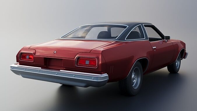 Chevrolet Chevelle Malibu Coupe 1974 3D print model 6