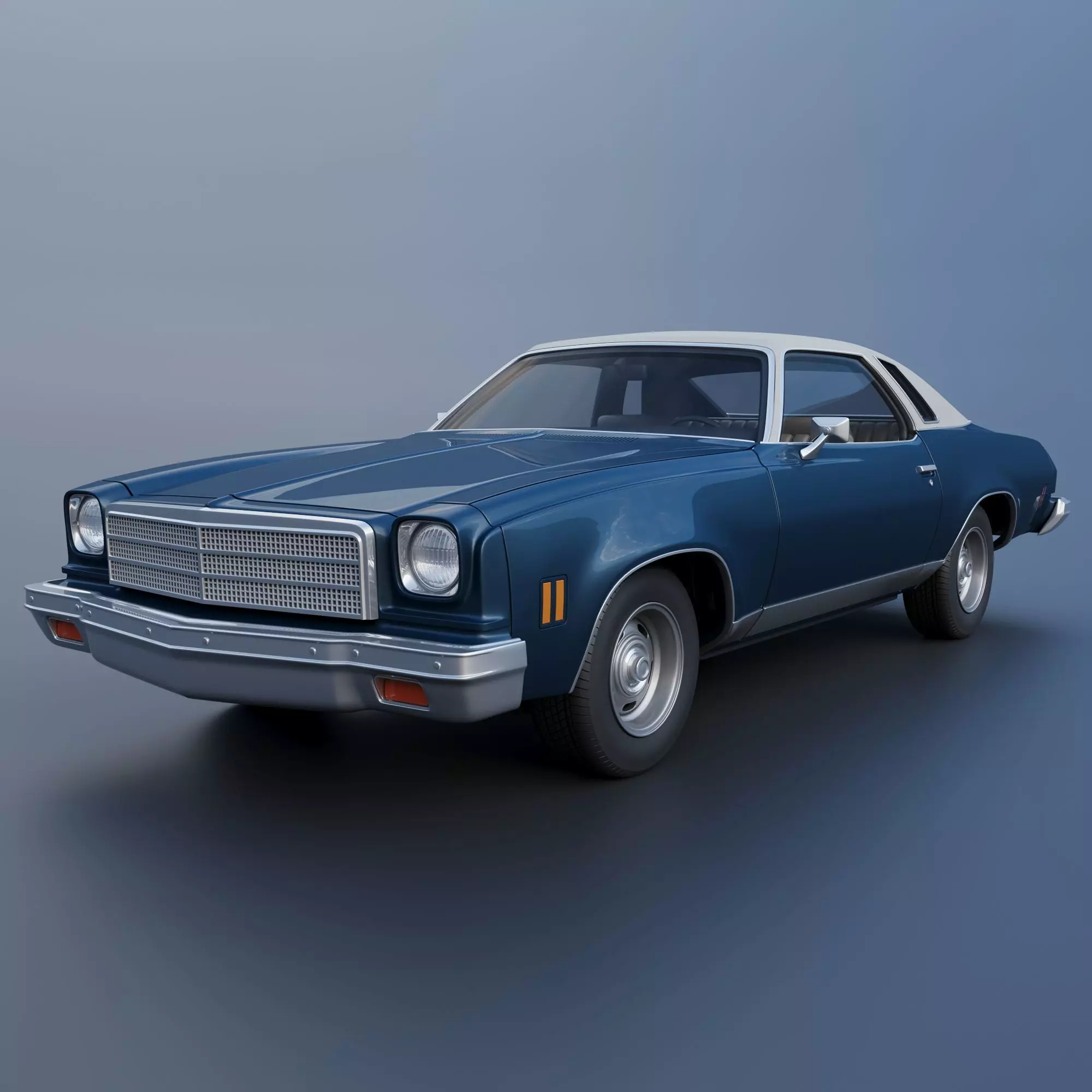 Chevrolet Chevelle Malibu Classic 1974 3D print model