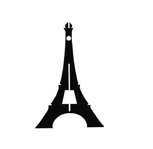 Eiffel Tower Keychain  3D print model