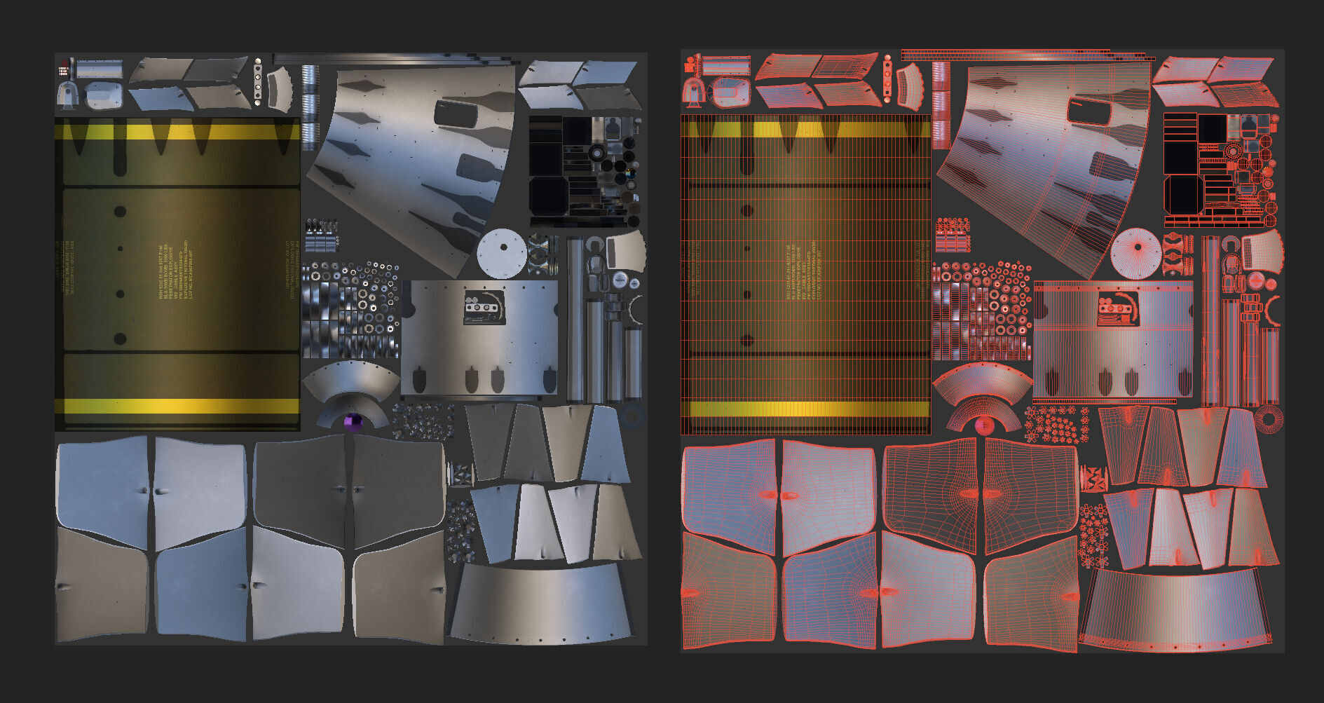 SPICE-2000 Guided Bomb Low-poly 3D model_19