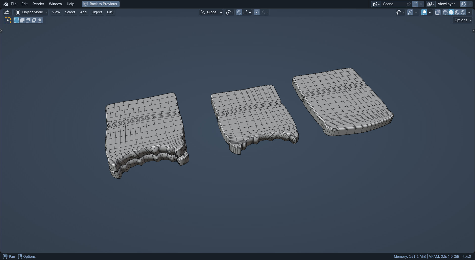 toasts Free low-poly 3D model_1