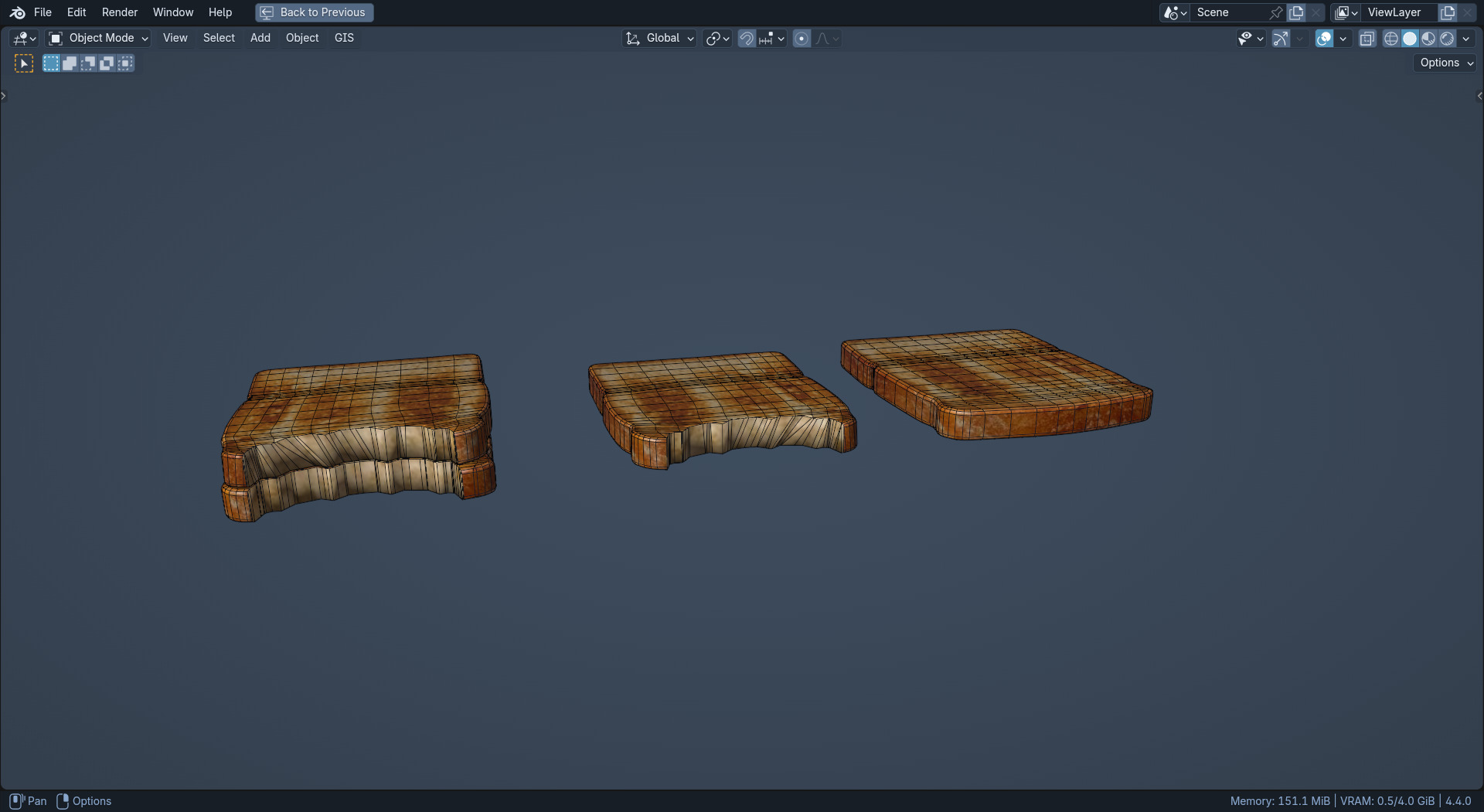 toasts Free low-poly 3D model_3