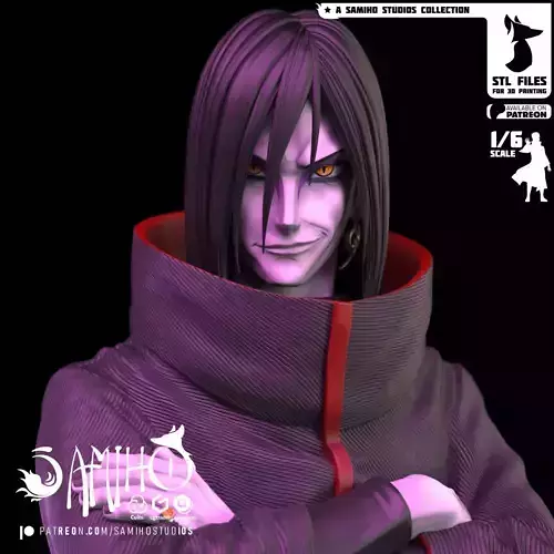 Samiho Studios - Orochimaru Akatsuki - STLs ready for printing